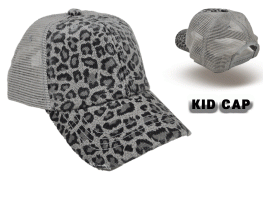028- LEO TRUCKER CAP GREY(KID)