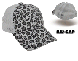 030-LEO TRUCKER CAP WHITE(KID)