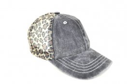 010-pigment leopard printed mesh - khaki