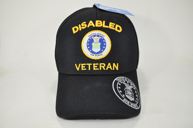 CAP-1372 AIR FORCE DISABLED VETERAN - BLACK
