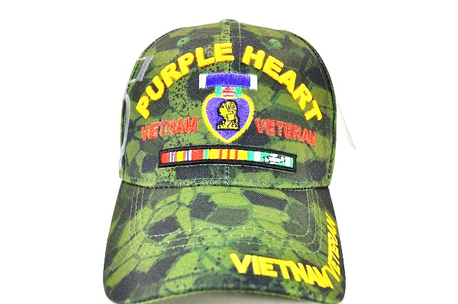 SSMI-311 VIETNAM PURPLE HEART SNAKE SKIN CAMO GREEN