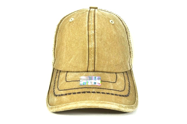 NP-004 PIGMENT NEW STITCH BRIM LINE KHAKI/KHAKI MESH