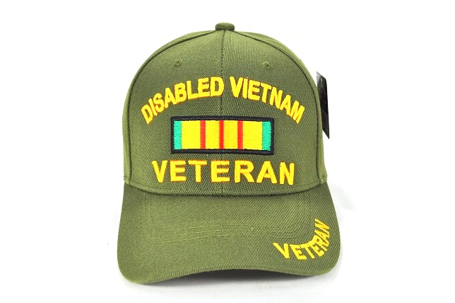 MI-483 DISABLED VIETNAM VET - OLIVE
