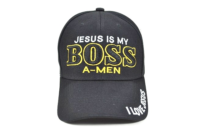 CC-29 JESUS IS MY BOSS - BLACK