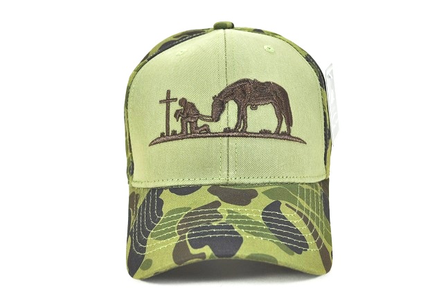 CC-43 PREACHING COWBOY OLD CAMO LOGO - #3