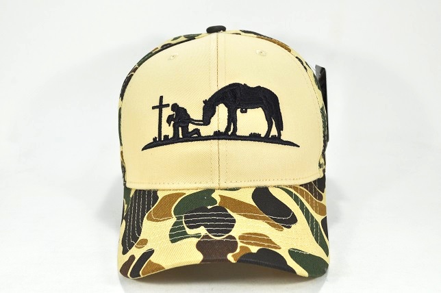 CC-45 PREACHING COWBOY OLD CAMO LOGO - #5