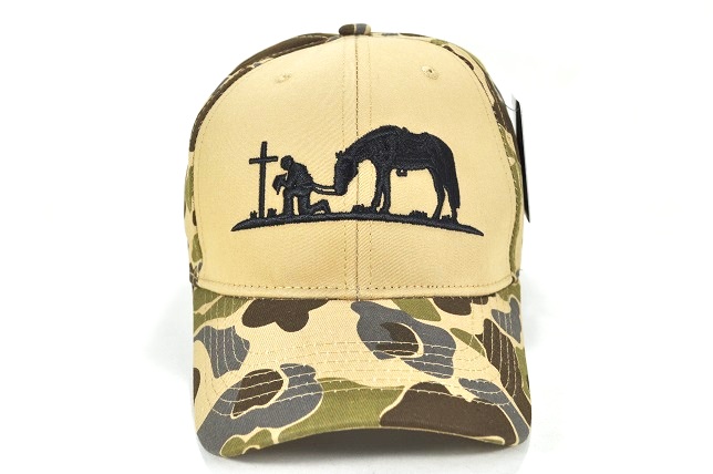 CC-46 PREACHING COWBOY OLD CAMO LOGO - #6