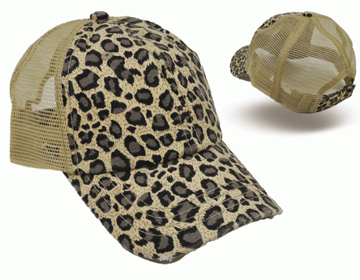 033-LEO TRUCKER CAP KHAKI