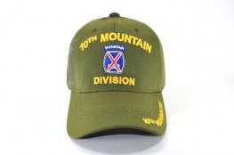 CAP-1267G 10TH MOUNTAIN DIVISION - OLIVE