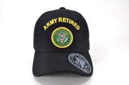 ARMY-005 ARMY ARCH RETIRED - BLACK