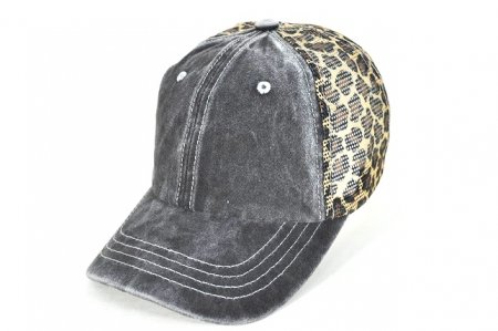 029-GREYCAMO/BEIGE MESH PONYTAIL