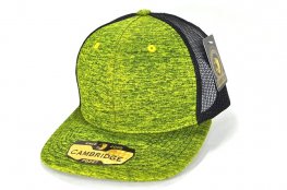 PB-227 TRUCKER SPACE DYE - L.GREEN/BLACK