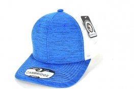 PB-227 TRUCKER SPACE DYE - ROYAL/WHITE