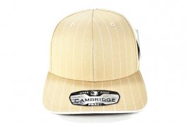 PB-327 PLAIN STRIPE CURVE CAP - KHAKI