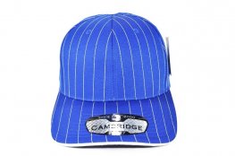 PB-327 PLAIN STRIPE CURVE CAP - ROYAL