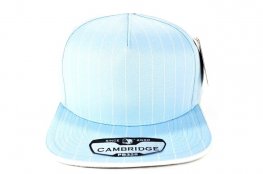 PB-328 5PANEL STRIPE SNAPBACK - SKY