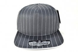 PB-328 5PANEL STRIPE SNAPBACK - D.GREY