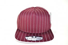 PB-328 5PANEL STRIPE SNAPBACK - BURGUNDY
