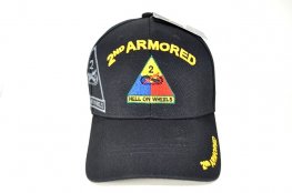CAP-1258B 2ND ARMORED (HELL ON WHEELS) - BLACK