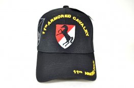 CAP-1256B 11TH ARMORED CAVALRY - BLACK