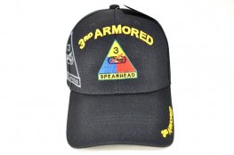 CAP-1259B 3RD ARMORED (SPEARHEAD) - BLACK