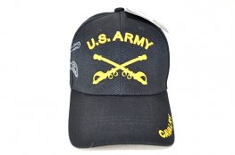 CAP- 1250B U.S.CAVALRY - BLACK