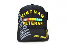 MI-169 VIETNAM VETERAN (EMB) - BLACK