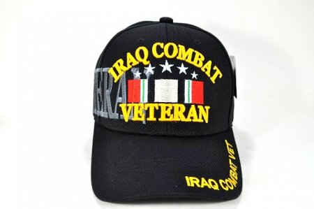 MI-641 IRAQ COMBAT STAR VET - BLACK