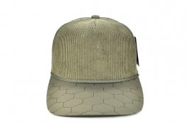 QUILT-101 5PANEL POLYGON QUILT HIGH FRAME WITH ROPE - OLIVE