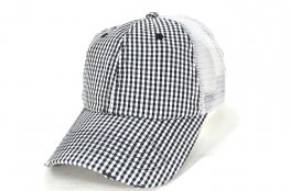 ZH-001 Zingham mesh trucker cap - black/grey