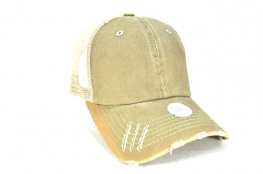 TS-6 3scratchs vintage mesh back khaki/khaki