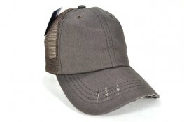 TS-9 3scratchs vintage mesh back d.brown/d.brown