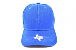 PLAIN 100% ACRYLIC VELCRO CAP-ROYAL