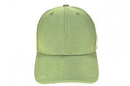 PLAIN 100% ACRYLIC VELCRO CAP-OLIVE