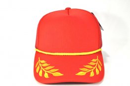 PB-306 5PANEL SPONGE BAY LEAF - RED