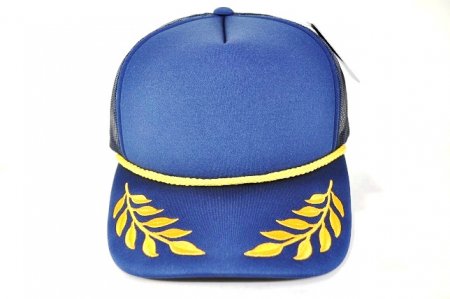 MS-019 MASON VELCRO CAP- ROYAL/ROYAL