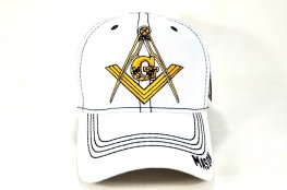 MS-021 MASON VELCRO CAP- WHITE