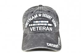 PGMI-220 VIETNAM-DESERT STORM VET - BLACK