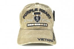 PGMI-311 VIETNAM PURPLE HEART VET - KHAKI
