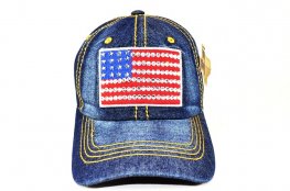 AF-1 AMERICAN FLAG DENIM STONE CAP