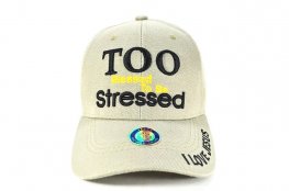 CC-1 TOO BLESSED TO BE STRESSED - KHAKI