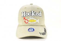 CC-11 HOOKED ON JESUS - KHAKI
