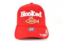 CC-12 HOOKED ON JESUS - RED