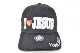 CC-21 I LOVE JESUS - BLACK