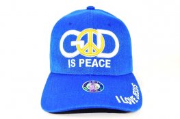 CC-25 GOD IS PEACE - ROYAL BLUE