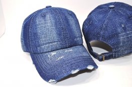 TS-3 3scratchs vintage mesh back blue denim/white