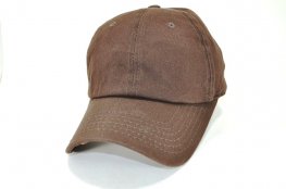 PLAIN COTTON DAD CAP D.BROWN