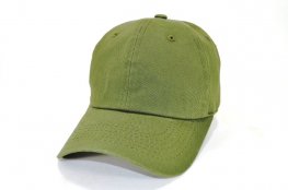 PLAIN COTTON DAD CAP OLIVE