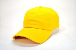 PLAIN COTTON VINTAGE DAD CAP GOLD