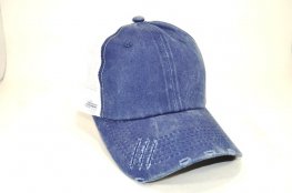 TS-8 3scratchs vintage mesh back navy/white
